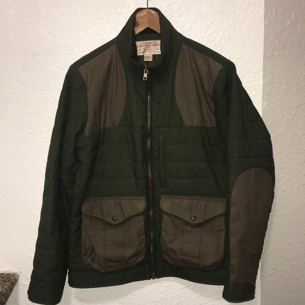 Filson Insulated Jacket Olive and Brown